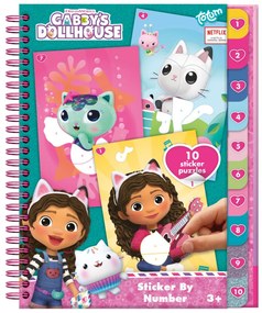 Gabi babaháza Sprinkle Party puzzle matrica és színező szett