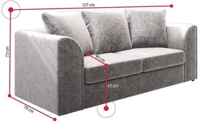 CLOE 3+2 Személyes Design Kanapé