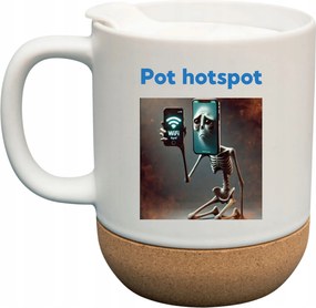 Bögre Fehér Parafa Viral Italian Brainrot Mem Tiktok Pot Hotspot