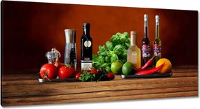 Festmények 115x55 Fűszerek a konyhába