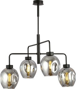 Emibig modern csillár lukka fekete grafit emi1163/4
