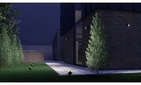 Steinel 058647 - Kültéri lámpa érzékelővel SPOT DUO 2xGU10/7,5W/230V IP44