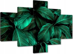 Vászonkép 100x70 Gyönyörű türkiz levelek