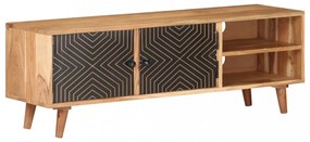tömör akácfa TV-szekrény 115 x 30 x 39 cm