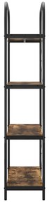 Könyvespolc Füstölt tölgy 80 x 30 x 146 cm Faanyag