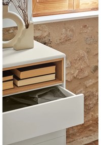 Krémszínű komód 120x90x40 cm Corvo – Teulat