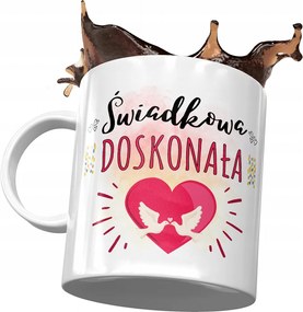 Bögre Tanú Koszorúslánynak Ajándék Nyomtatott Fotóval