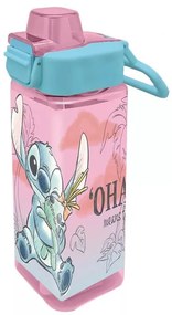 Disney Lilo és Stitch, A csillagkutya Cheeky square műanyag kulacs 500 ml