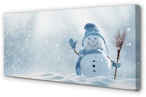 Canvas képek hóember hó 100x50 cm