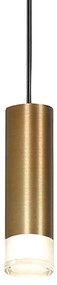 AZZARDO 3458 ZIKO Hengeres Függesztett Lámpa Bronz G9 IP20