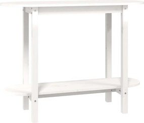 vidaXL fehér tömör fenyőfa tálalóasztal 110 x 40 x 80 cm