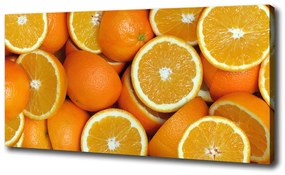 Fali vászonkép Fele narancssárga oc-49786536