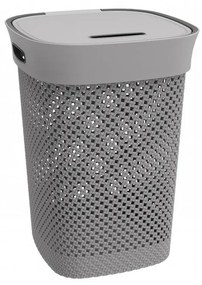 Aldotrade Woolly szennyeskosár 50 l, szürke