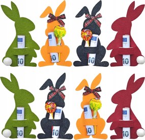 Húsvéti Nyuszi Ajándékcsomagolás Színes Dekoráció