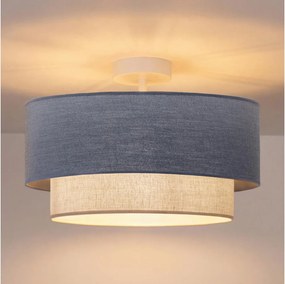 Brilagi - BOHO ECO LED felületre szerelhető csillár 1xE27/10W/230V Ø 40 cm kék/krémszínű