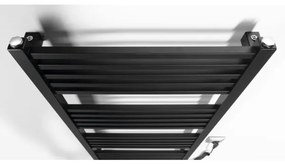 Sapho - METRO-E elektromos törölközőszárító 400W/230V 50x106 cm matt fekete