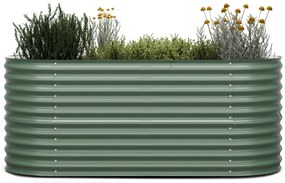 Blumfeldt High Grow, magaságyás, 160x80x100 cm, hullámos acéllemezből, egyszerű összeszerelés, rozsda- és fagyálló