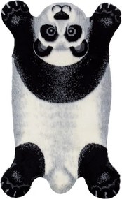 Fehér-fekete gyerek szőnyeg 110x70 cm Kids Buddy - Narma