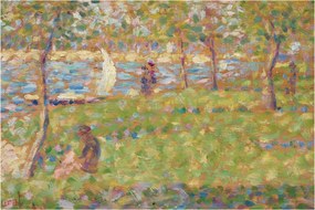 Kép - Georges Seurat, Study for "La Grande Jatte", reprodukciók (90x60 cm)