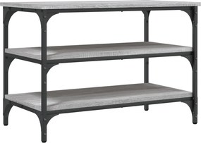vidaXL szürke sonoma színű szerelt fa cipőpolc 70 x 38,5 x 49 cm