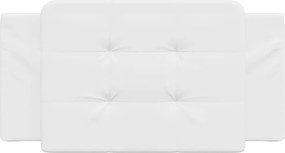 fehér műbőr fejtámla párna Zadar 100 cm