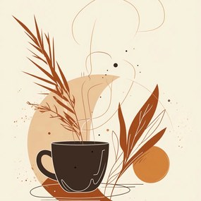 Poszter 70x70cm Reggeli kávémúzsa