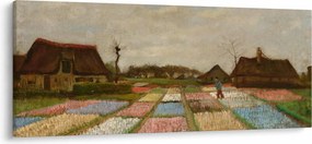 Kép - Vincent van Gogh, Flower Beds in Holland, reprodukciók (120x50 cm)