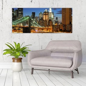 Kép - Híd New Yorkkal (120x50 cm)