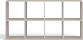Aldabra Malax 2x4 polc, 147x75x30 cm, kasmír