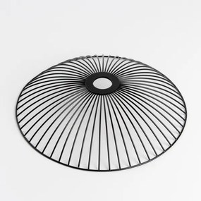 Brilagi - LED felületre szerelhető csillár CERIA WIRE 1xE27/40W/230V Ø 38 cm fekete/tölgy