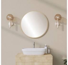 Dekoratív tükör Moluvu 1 (bézs) . 1093646