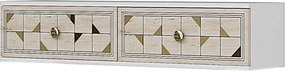 Moka 120 - White, Travertine, Gold