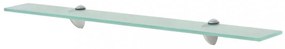 2 db lebegő üvegpolc 70 x 20 cm 8 mm