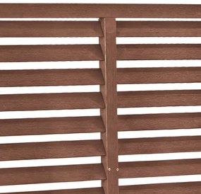 vidaXL barna WPC lamellás kerítés 180 x 180 cm
