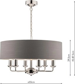 Laura Ashley Sorrento 3668938-Q Csillár 6x40W/E14 IP20