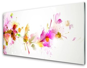 Üvegkép falra absztrakció Graphics 120x60cm 2 fogas