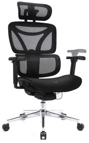 Professzionális irodai szék / forgószék / főnöki szék LVN System Control Pro fekete LV0656