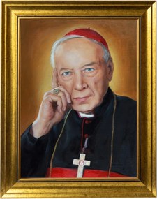 Stefan Hímzett Szakrális Vászonkép Arany Díszített Keretben 30X40