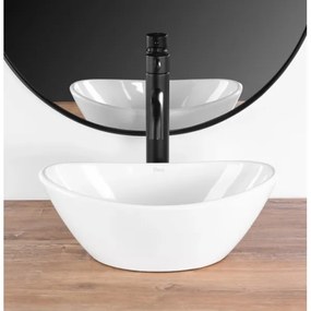 REA-U6803 - Ráépíthető mosdó KATE 24,5x36,5 cm kerámia/fényes fehér