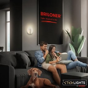Briloner 3889012 - TARO újratölthető LED fali lámpa érzékelővel 2,5W/5V 1800 mAh matt
