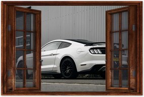 Poszter 60x40 Ford Mustang csíkos