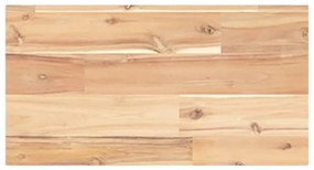 2 db kezeletlen tömör akácfa függőpolc 40 x 20 x 2 cm