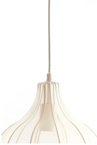 Bézs függőlámpa textil búrával ø 29 cm Elati – Light &amp; Living