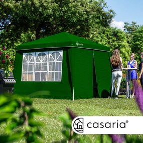 Deuba Capri kerti pavilon 3x3 m - 4 oldalfal - zöld