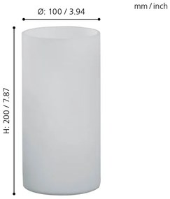 Eglo 81827 - Asztali lámpa GEO 1xE14/60W/230V