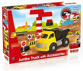 Mine Truck + 40 kocka és útjelző táblák