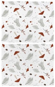 Textil tányéralátét szett 2 db-os 35x47 cm Toadstools – Butter Kings