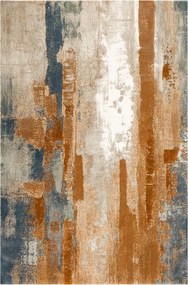 Kék Narancssárga Modern Puha Szőnyeg Hálószobába Argent 200x290 cm