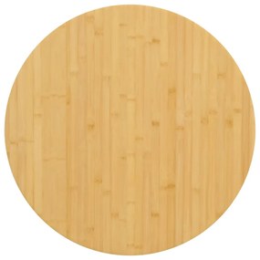 bambusz asztallap Ø70 x 2,5 cm