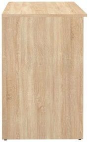 Íróasztal tölgyfa dekoros asztallappal 50x115 cm Oxford – TemaHome